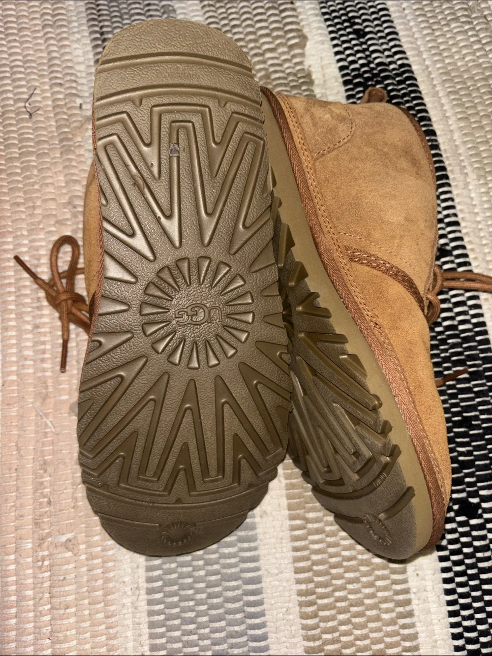 UGG Chestnut Suede Shearling Boot